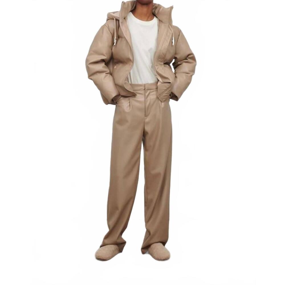 NEW JAKKE poppy puffer jacket in biscuit